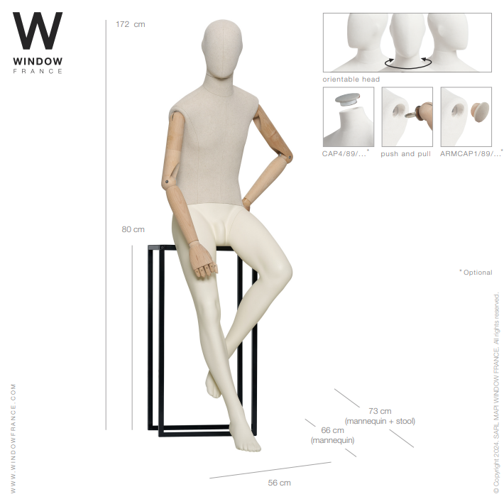 【WINDOW FRANCE】VOGUE VINTAGE 8907_FABRIC