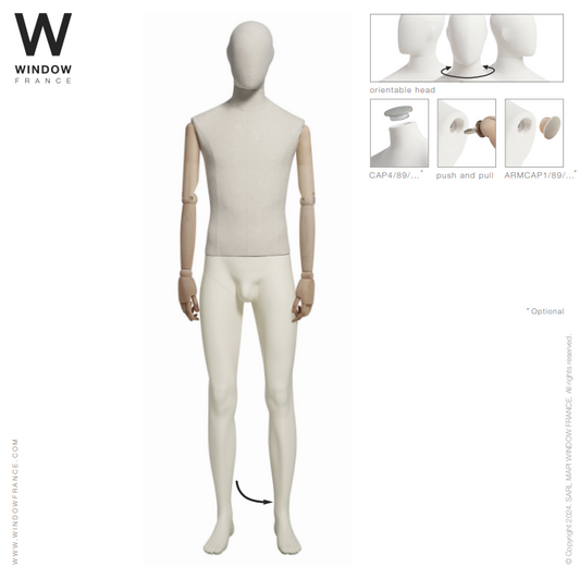 【WINDOW FRANCE】VOGUE VINTAGE 8909_FABRIC